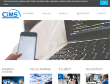 Tablet Screenshot of cims.cz